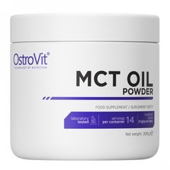 Порошок MCT масла, MCT OIL POWDER, OstroVit, 200 г купить в Киеве и Украине