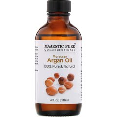 Марокканское аргановое масло Majestic Pure (Moroccan Argan Oil) 118 мл купить в Киеве и Украине