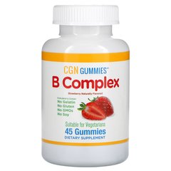 Комплекс вітамінів групи В California Gold Nutrition (B Complex Gummies) 45 жувальних цукерок