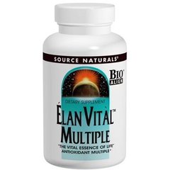 Комплекс вітамінів Source Naturals (Elan Vital) 180 таблеток