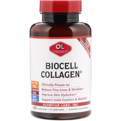 Колаген BioCell, Olympian Labs Inc, 100 капсул