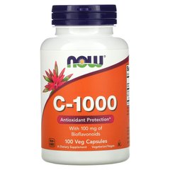 Вітамін C з біофлавоноїдами Now Foods (Vitamin C) 1000 мг 100 капсул