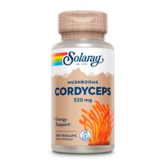 Cordyceps Mushroom 520mg - 100 vcaps Solaray купить в Киеве и Украине