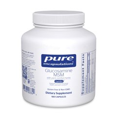 Глюкозамін та МСМ Pure Encapsulations (Glucosamine MSM) 180 капсул