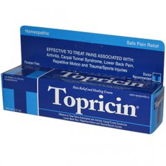 Загоює і заспокоює біль крем, Topricin, 20 унцій