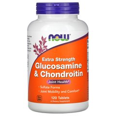 Глюкозамін Хондроїтин Now Foods (Glucosamine & Chondroitin) 120 таблеток