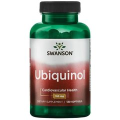 Убіхінол Q10, Ubiquinol, Swanson, 100 мг, 120 капсул