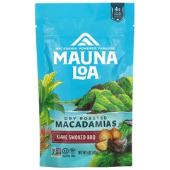 Mauna Loa, Сухі смажені макадамії, шашлик із копчених кіаве, 4 унції (113 г)