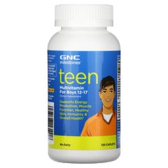 Мультивітаміни для підлітків-хлопчиків 12-17 років GNC (Teen Multivitamin For Boys 12-17) 120 капсул