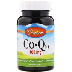 Коэнзим CoQ10 Carlson Labs ( CoQ10) 90 капсул купить в Киеве и Украине