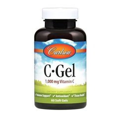 Вітамін C Carlson Labs (C-Gel) 1000 мг 60 капсул