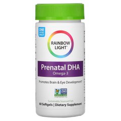 Пренатальная ДГК Rainbow Light (Prenatal DHA Smart Essentials) 250 мг 60 капсул купить в Киеве и Украине