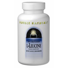 Лейцин Source Naturals (L-Leucine) 1300 мг 100 г купить в Киеве и Украине