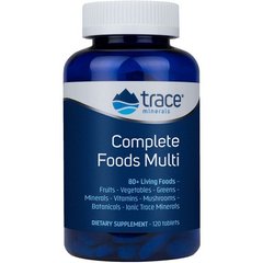 Мультивітаміни Trace Minerals Research (Complete Foods Multi) 120 таблеток
