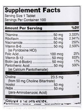 Вітаміни групи В50 Douglas Laboratories (Hypo-B-50) 100 таблеток