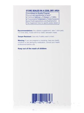 Вуглекислий оксид азоту Pure Encapsulations (Nitric Oxide Ultra) 30 патч-пакетів
