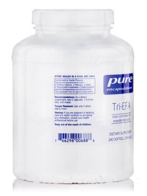 Комплекс Омега Pure Encapsulations (TRI-EFA) 240 капсул