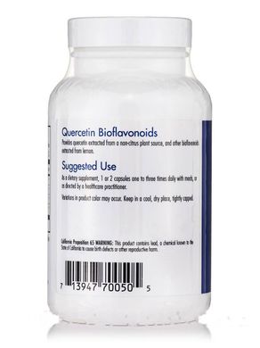 Біофлавоноїди кверцетину, Quercetin Bioflavonoids, Allergy Research Group, 100 вегетаріанських капсул