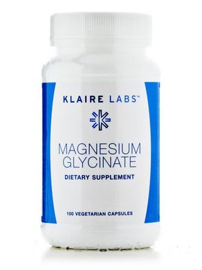 Магній гліцинат Klaire Labs (Magnesium Glycinate) 100 вегетаріанських капсул