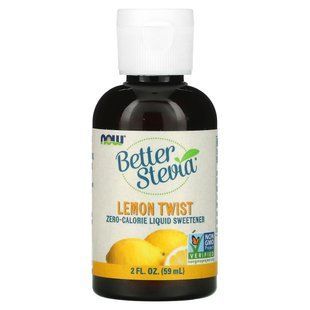 Стевия вкус лимона Now Foods (Stevia Liquid) 59 мл купить в Киеве и Украине