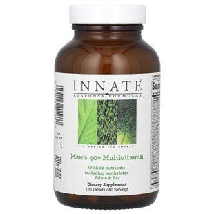 Мультивитаминный комплекс для мужчин 40 + без железа Innate Response Formulas (Multivitamins) 120 таблеток купить в Киеве и Украине