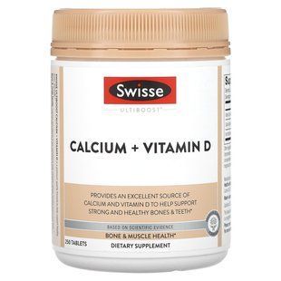 Кальций + Витамин D, Calcium + Vitamin D, Swisse, 250 таблеток купить в Киеве и Украине