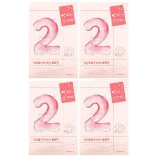 Numbuzin, No.2 Water Collagen 65% Voluming Beauty Sheet Mask, 4 Sheets, 1.11 fl oz (33 ml) Each купить в Киеве и Украине