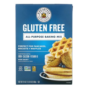 King Arthur Flour, Универсальная смесь для выпечки, без глютена, 24 унции (680 г) купить в Киеве и Украине