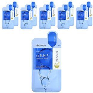 MEDIHEAL, The N.M.F Ampoule Beauty Mask, 10 Sheets, 0.91 fl oz (27 ml) Each купить в Киеве и Украине