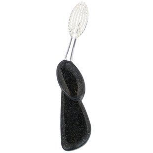 Зубная щетка з сменной головкой, Big Brush, Soft, Right Hand, Black Sparkle, RADIUS, 1 щетка купить в Киеве и Украине