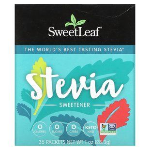 Стевия, Stevia, Wisdom Natural, натуральный подсластитель, 35 пакетов по 1 г купить в Киеве и Украине