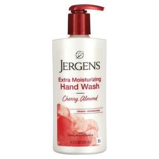 Jergens, Extra Moisturizing Hand Wash, Cherry Almond, 8.3 fl oz (245 ml) купить в Киеве и Украине