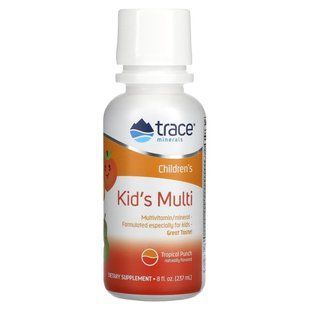 Детские мультивитамины цитрусовый пунш Trace Minerals Research (Kid's Multi Citrus Punch) 237 мл купить в Киеве и Украине