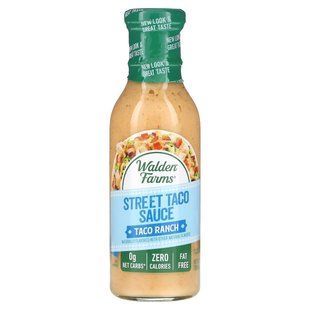 Walden Farms, Street Taco Sauce, Taco Ranch, 12 fl oz (355 ml) купить в Киеве и Украине