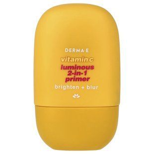 DERMA E, Vitamin C Luminous 2-in-1 Primer, For All Skin Types, 1 fl oz (30 ml)