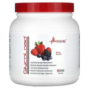 Metabolic Nutrition, GlycoLoad, Fruit Punch , 600 g купить в Киеве и Украине