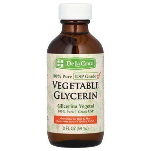 Растительный глицерин, Vegetable Glycerin, De La Cruz, 59 мл купить в Киеве и Украине