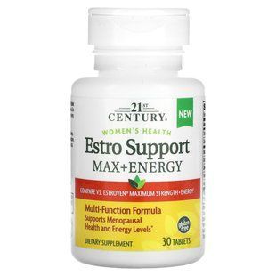 Maximum estrogen support and energy, 21st Century, 30 tablets.