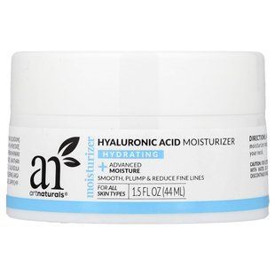 artnaturals, Hyaluronic Acid Moisturizer, For All Skin Types, 1.5 fl oz (44 ml) купить в Киеве и Украине