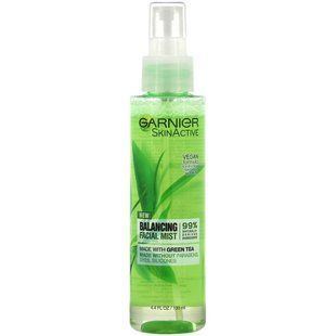 Garnier, SkinActive, Балансуючий спрей для обличчя із зеленим чаєм, 4,4 рідких унцій (130 мл)
