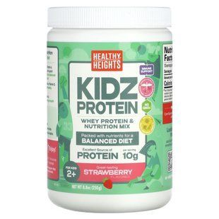 Healthy Heights, Kidz Protein, For Kids 2+, Strawberry, 8.8 oz (250 g) купить в Киеве и Украине