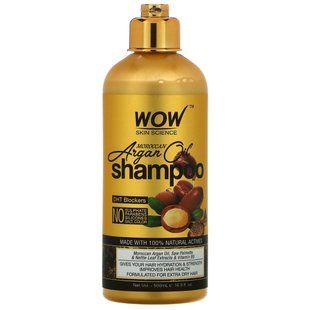 Wow Skin Science, Moroccan Argan Oil, шампунь з марокканським аргановим маслом, 200 мл (16,9 рідк. унції)