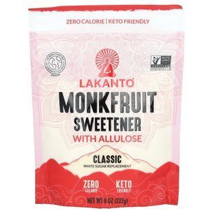 Lakanto, Monkfruit Sweetener with Allulose, Classic , 8 oz (227 g) купить в Киеве и Украине
