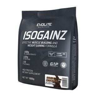 Evolite Nutrition, Iso Gainz, 1 kg, double chocolate