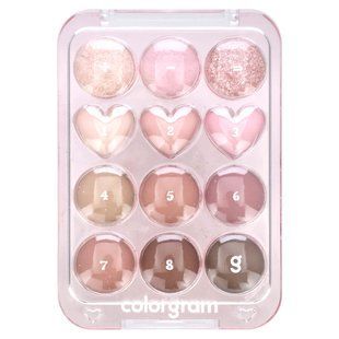 Colorgram, Pin Point Eyeshadow Palette, 02 Pink + Mauve = Love, 0.34 oz (9.9 g) купить в Киеве и Украине
