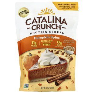 Catalina Crunch, протеиновая хлопья, со вкусом тыквы, 227 г (8 унций) купить в Киеве и Украине