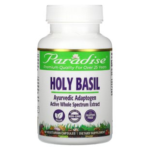 Базилик органик Paradise Herbs (Holy Basil) 60 капсул купить в Киеве и Украине