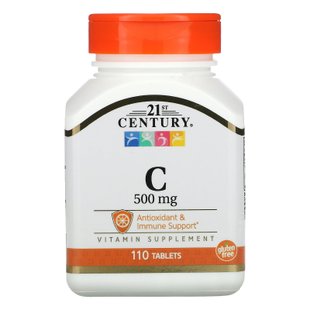 Витамин C 21st Century (Vitamin C) 500 мг 110 таблеток купить в Киеве и Украине