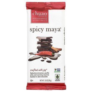 Chuao Chocolatier, Dark Chocolate Bar, Spicy Maya&reg;, 2.8 oz (80 g)