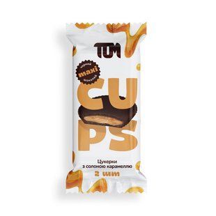 TOM peanut butter, Цукерки з солоною карамеллю в чорному шоколаді, 38 g купить в Киеве и Украине